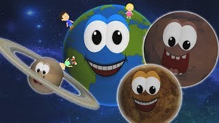 Planeten Lied  Planeten für Kinder  Kinder reimen  Planets Nursery Rhymes  Educational Songs [upl. by Quincy]