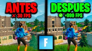 La MEJOR OPTIMIZACION Para FORTNITE C5S3 ✅ AUMENTA tus FPS [upl. by Eisenhart]