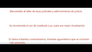 Tasas judiciales y administrativas de justicias Abogados Auxiliares [upl. by Ahseem554]