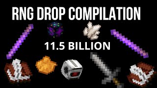 RNG drop compilation 115 BILLION  Hypixel skyblock [upl. by Mccormac]