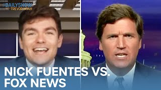 Trump Dinner Guest Nick Fuentes Vs Fox News  The Daily Show [upl. by Rehpotsirk]