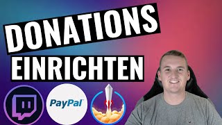 Donations auf Twitch einrichten OBS [upl. by Cathi]