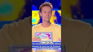 Quiz  connaissezvous le tournoi RolandGarros  jeu quiz tlmvpsp cyrilferaud television live [upl. by Meesaw]