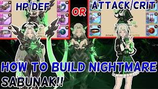 How to Build Abyssal Shadow Nightmare SabunakHTB [upl. by Kaiulani]