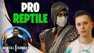 BEST Reptile MK1 🦎 HoneyBee Reptile vs ForeverKing Geras  Mortal Kombat 1 [upl. by Antone]