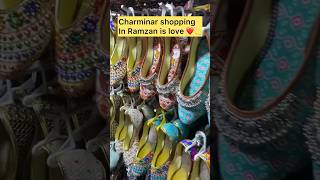 Charminar shopping hyderabad charminar ramzan [upl. by Heindrick984]