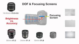 Depth of Field and Focusing Screens Explained by John Greengo [upl. by Ronica]