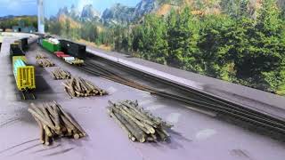 Montana Northern HO Scale Layout Update 82424 [upl. by Hoy]