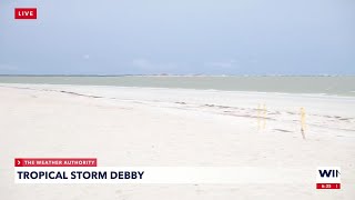 Sanibel lighthouse Tropical Storm Debby [upl. by Dorotea]