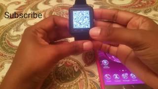 U8 Smart Watch connecting to Android phones and IPhone [upl. by Arayk]