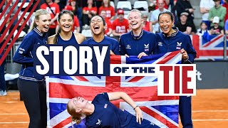 Theyve written their names in history  Highlights  GB vs France Billie Jean King Cup Qualifiers [upl. by Ahsieyn874]