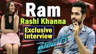 Exclusive Interview With Ram and Rashi Khanna on Hyper Movie  Coffees and Movies [upl. by Mauldon]