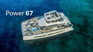 Power 67 a luxury power catamaran amp a real experience of refinement by Fountaine Pajot [upl. by Genesia]