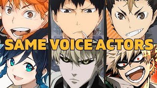 Haikyuu All Characters Japanese Dub Voice Actors Seiyuu Same Anime Characters [upl. by Ingram296]