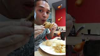 ASMR EATING Delicious Crunchy Crispy Chowking Chinese Fried Chicken🍗 asmreating asmrsounds shorts [upl. by Atteiram728]