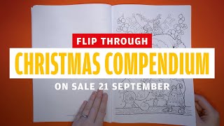 CHRISTMAS COMPENDIUM Flip Through  Colouring Heaven Presents 10 [upl. by Toinette]