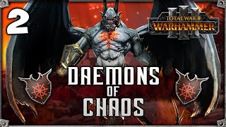 REALM OF THE BLOOD GOD Total War Warhammer 3  Daemon Prince  Daemons of Chaos Campaign 2 [upl. by Ariahs461]