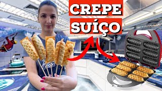 Receita de MASSA PARA CREPE SUIÇO para fazer em casa muito SABOROSA e fácil de fazer [upl. by Zakaria]