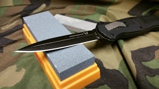 How to Sharpen a Knife Beginners Tutorial [upl. by Lawson782]