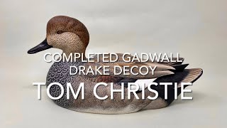 Gadwall Drake Decoy Completed [upl. by Cargian]