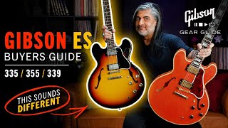 Is The Gibson ES335 The MOST Versatile Guitar EVER Gibson ES335 vs ES355 vs ES339 Comparison [upl. by Nauqet333]