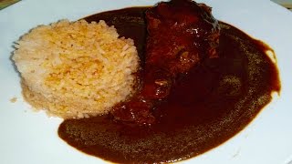 MOLE DOÑA MARIA CON POLLO RECETA COMPLACIENDO PALADARES [upl. by Hgieloj]