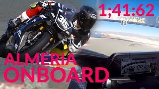 Almeria Onboard Lap  14162 Yamaha R1 RN49 YART [upl. by Roxy]