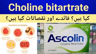 Choline bitartrate tablets uses amp benefits in urduhindi Boost Energy Improve Brain Nerve Function [upl. by Niajneb]