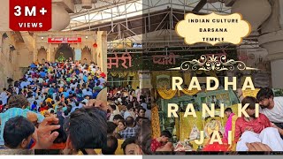 Radha Rani ji ki jai 🙏  Delhi to Barsana ❤️  CBUM17  TempleTravel  TempleVibe [upl. by Turtle]