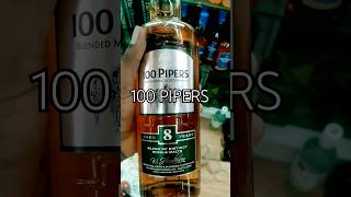 100 PIPERS  100 PIPERS BLENDED MALT Scotch Whisky 🥃drink 100 100pipers [upl. by Nikolos345]