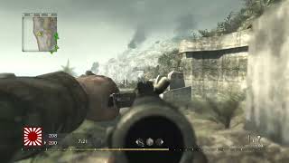 Using the Type 100 in World at War Call of Duty Multiplayer Gameplay No Commentary 30 [upl. by Eelyk731]