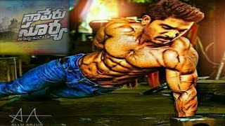 Allu Arjun Naa Peru Surya Fan Made Posture  Vakkantham Vamsi  Anu Emanuel  Film Mantra [upl. by Anawot697]