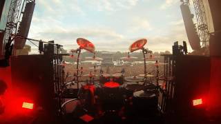 Sven Dirkschneider Drum Cam  Metal Heart Bang Your Head  Balingen Germany [upl. by Triley]