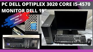 PC DELL OPTIPLEX 3020 CORE I54570 Quarta geração 32 ghz 8GB DDR3 1600 Mhz [upl. by Nyrek540]