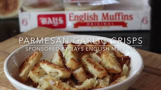 Parmesan Garlic Crisps Recipe [upl. by Yeldahc459]