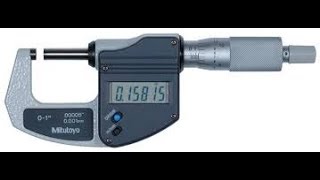 Digital outside micrometer [upl. by Uahsoj]