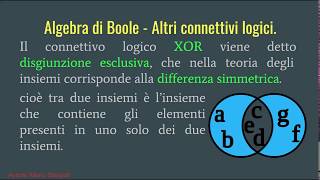 Tutorial su Algebra di Boole [upl. by Bolger952]