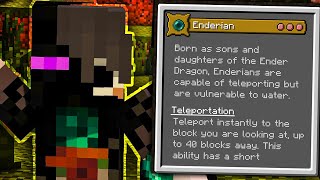 Minecraft Origins Mod Evolved Enderian Custom Origin [upl. by Idelia]