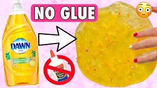 NO GLUE SLIME RECIPES that ACTUALLY WORK 😱😳 How to Make Slime WITHOUT Glue amp Activator [upl. by Raddi]