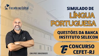 Questões de Português da Selecon  Concurso CEFETRJ [upl. by Idihsar]