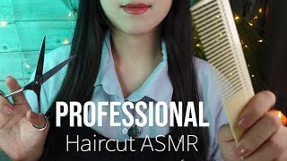 ASMR Professional Fast Haircut amp Hair Styling ✂ No Talking Personal Attention [upl. by Mchale]