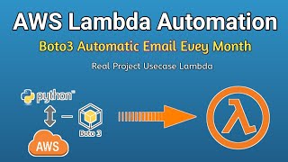 AWS Lambda  Automate AWS Infrastructure using Boto3  Python Boto3  Lambda automation step by step [upl. by Haleemak]