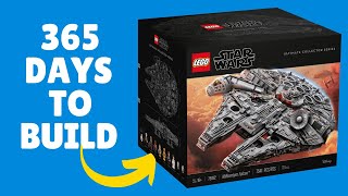 It took me 1 year to Build the LEGO Millennium Falcon set [upl. by Mallen]