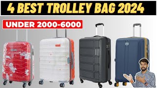 4 Best Trolley Bag in India 2024⚡Best Trolley Bag Under 2000⚡Best Trolley Bags [upl. by Codding]