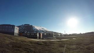 Midnight Sun in Longyearbyen Svalbard Norway [upl. by Eerased]