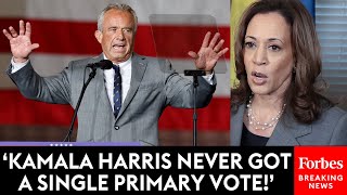 BREAKING NEWS Robert F Kennedy Jr Urges Voters To Reject Kamala Harris At Trump Michigan Rally [upl. by Attoynek]