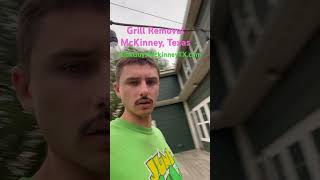 Grill Removal in McKinney Texas junkremoval GrillRemoval MckinneyTX [upl. by Brelje]