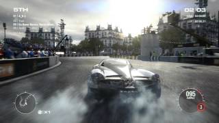 GRID 2 PC Multiplayer Very chaotic Tier 4 Race in Paris Fully Upgraded Pagani Huayra [upl. by Mariam]