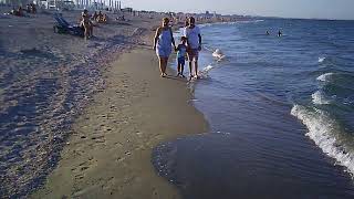 Beach walk in Romania summer 2024 part 36  Mamaia [upl. by Kindig]