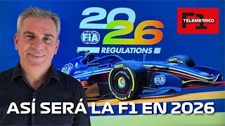 ASÍ SERÁ LA F1 EN 2026 telemetricof1 [upl. by Ahsyak]